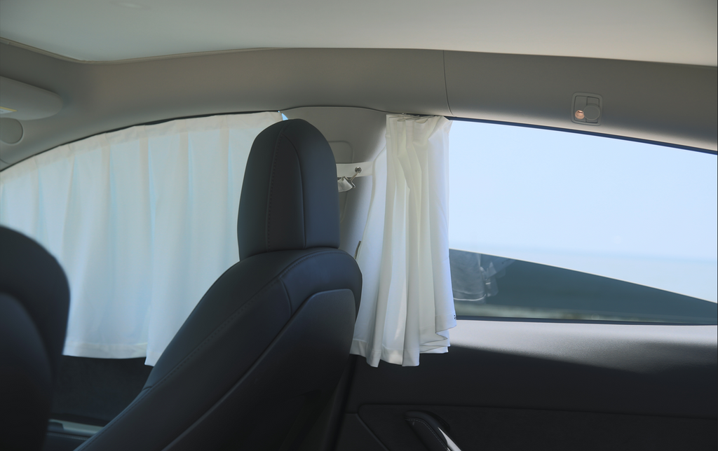 TPARTS Side Window Sunshade Curtain for Tesla Model 3 & Y