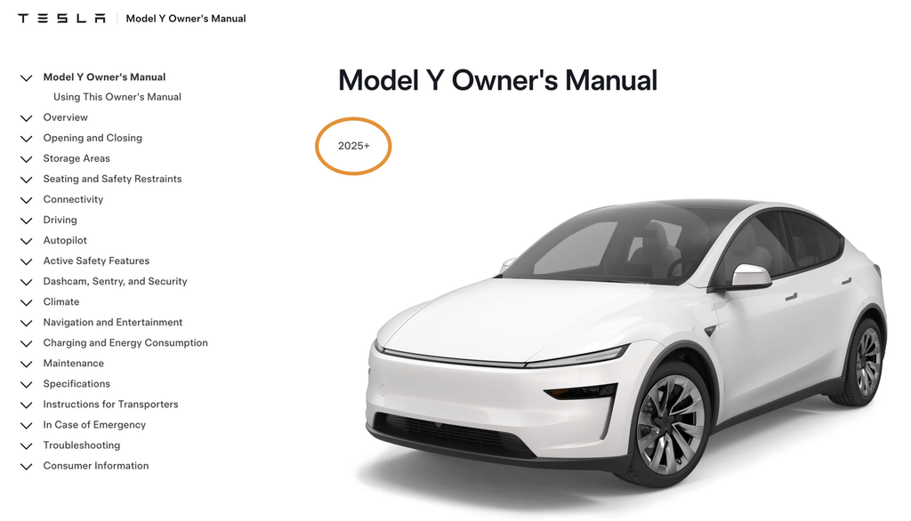 Why Tesla Calls 2025-Produced Model Y Juniper a 2026 Model