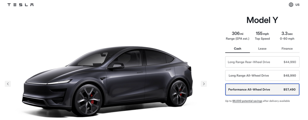 2026 Tesla Model Y Performance Lands in US Market