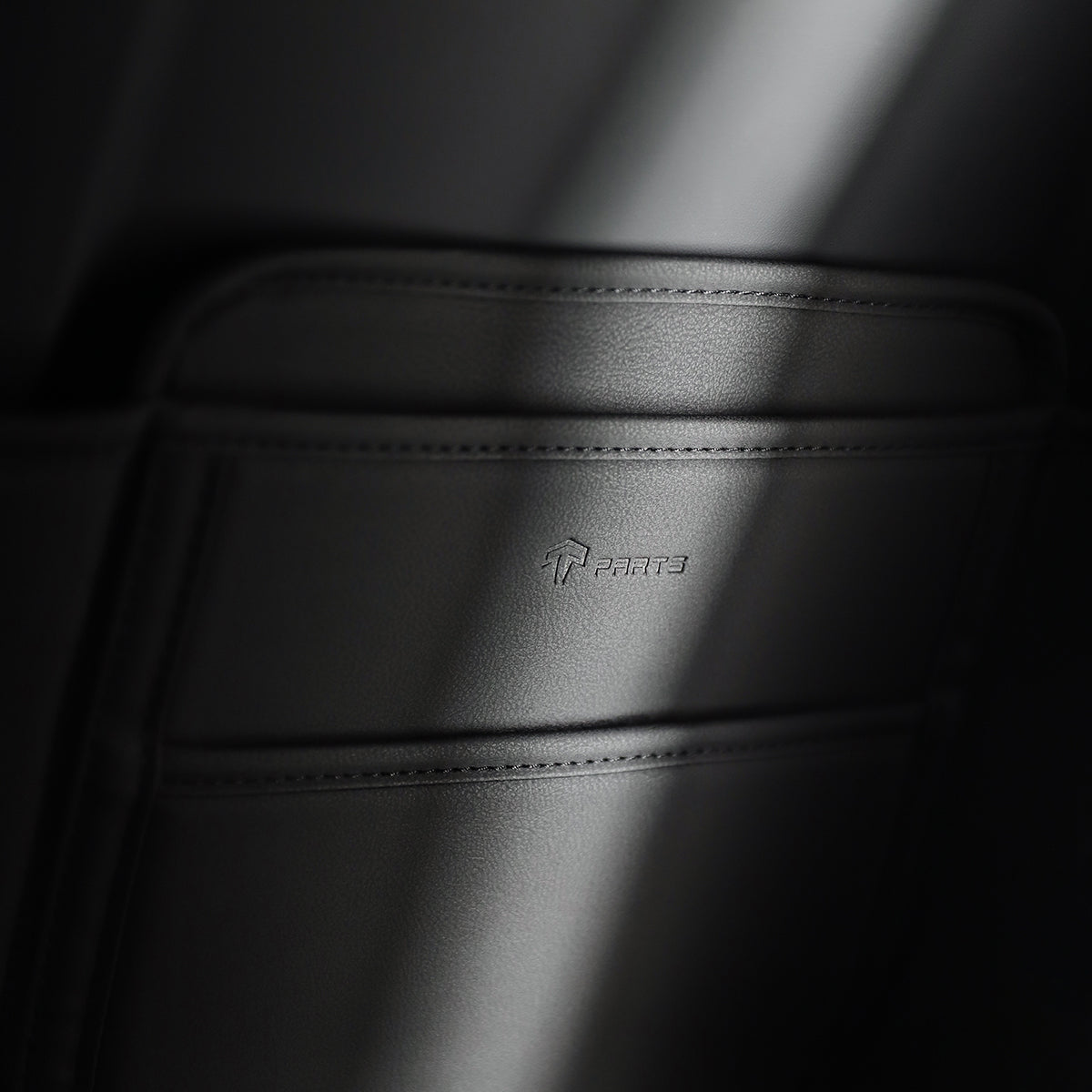 ANTETOKO Tesla Model 3 Model Y Leather Seat Back Protector