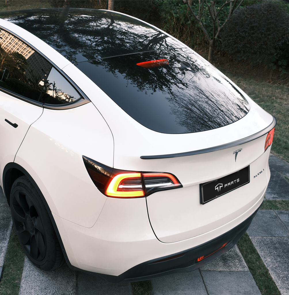 TPARTS Real Carbon Fiber Performance Spoiler for Tesla Model 3 & Model Y