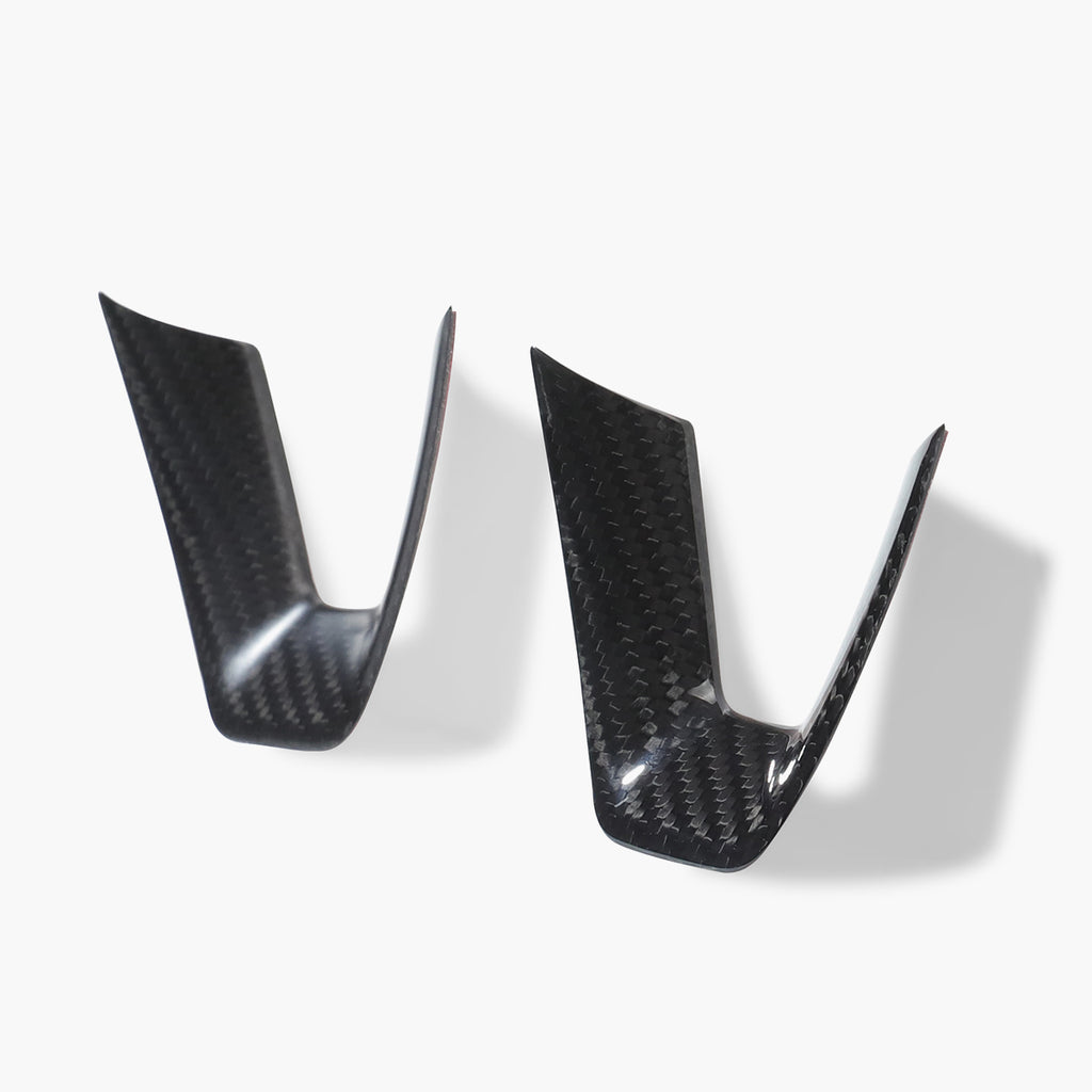 TPARTS Real Carbon Fiber Steering Wheel Accessories for Model 3 Highland