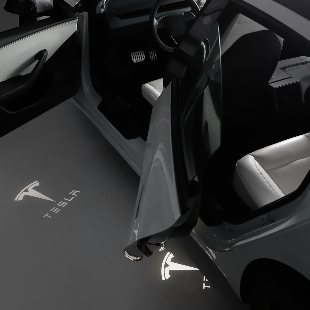 TPARTS Welcome Door Puddle Light for Tesla Model 3 Model Y