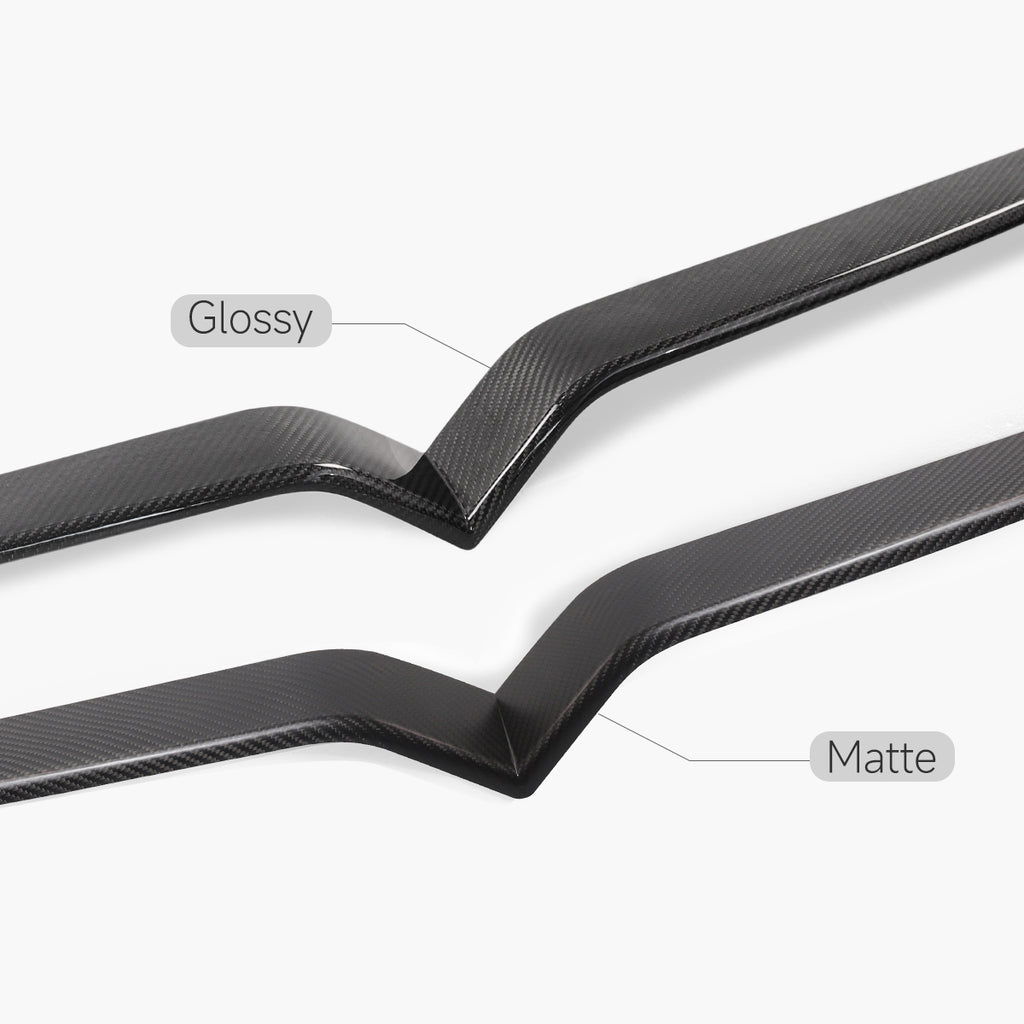 carbon fiber Front Center Grille Trim Strip for tesla model x