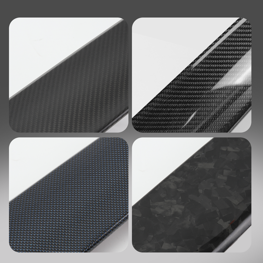 Carbon Fiber dashboard wrap door trim cover for 2021 2022 Model 3 Model Y