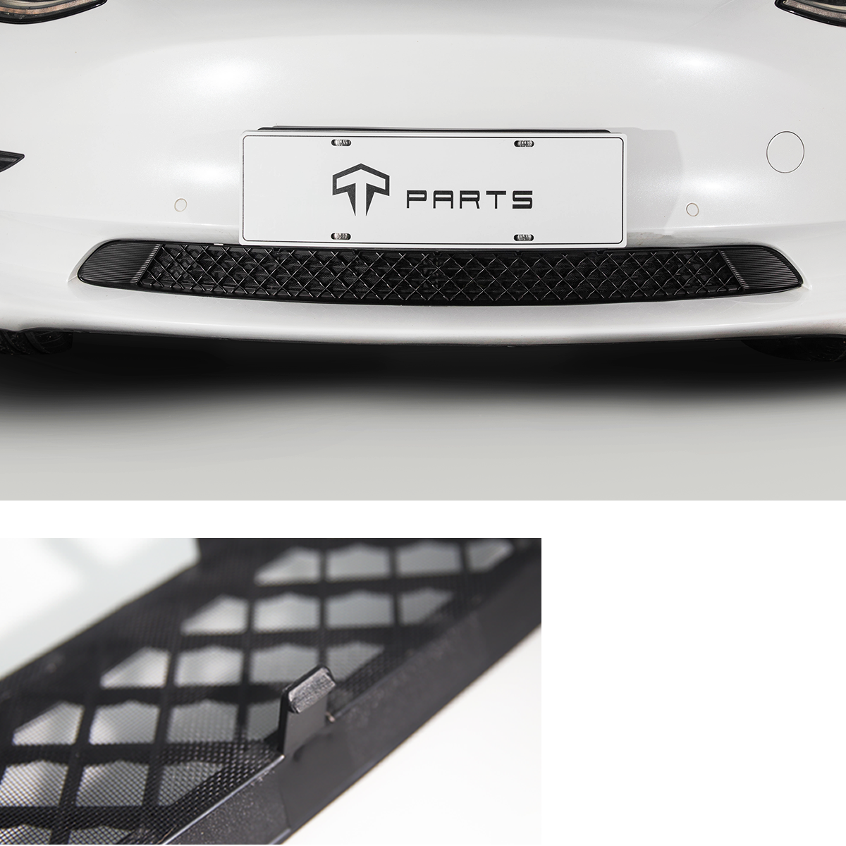 TPARTS Front Grille Mesh Radiator Cover Guard for Tesla Model 3/Y