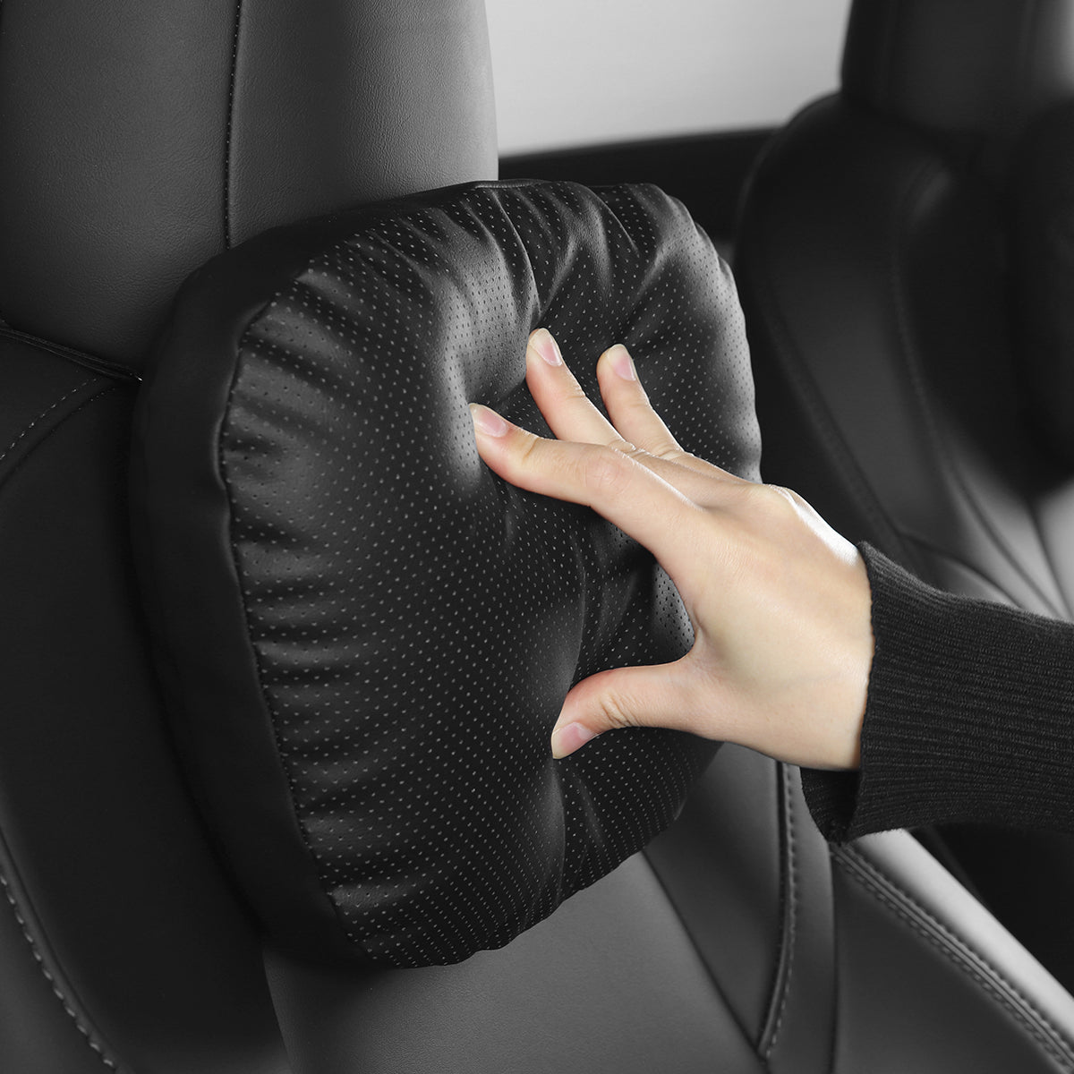 TPARTS Dupont Headrest Pillow for Tesla, Black