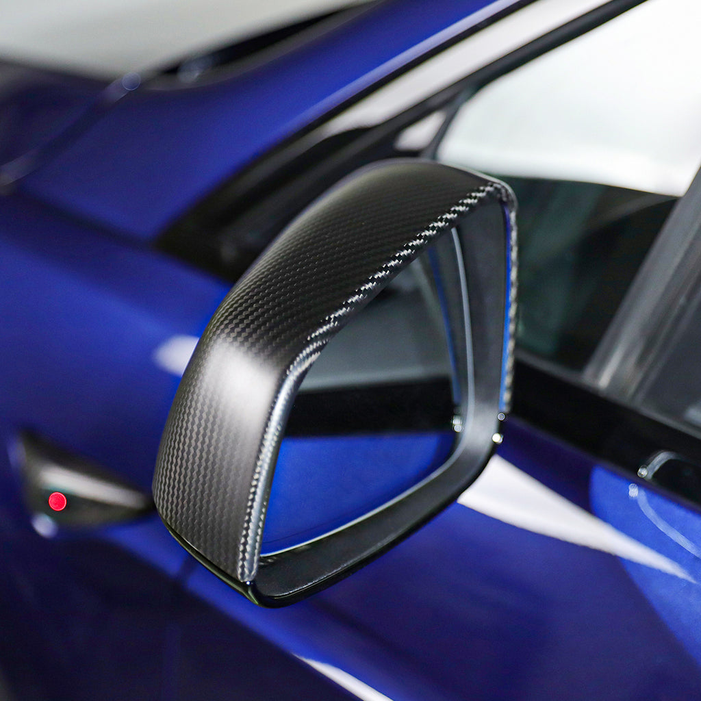 Carbon Fiber rearview Mirror wraps for Model X