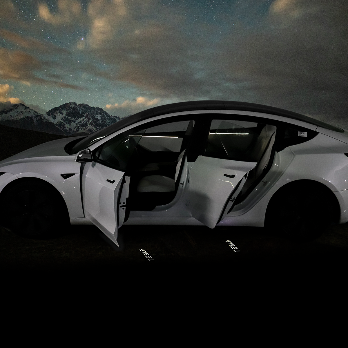 Tesla Model 3/Y Door Projection Light | Tparts