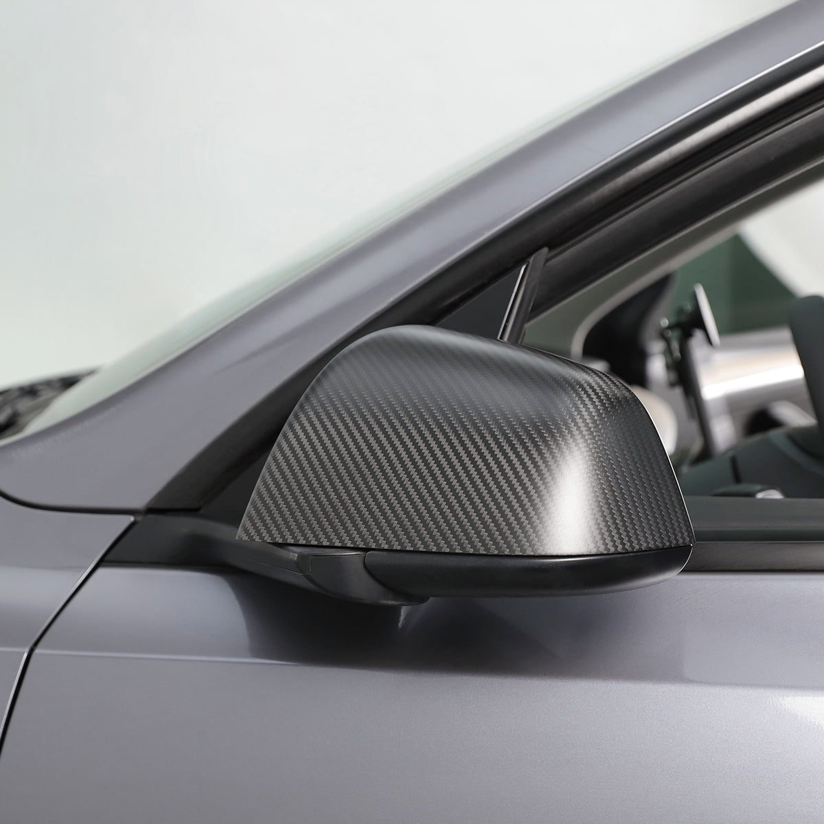 Real Carbon Fiber Side Mirror Covers For Mitsubishi Lancer Evo X 2008-2017 - Left & Right Pair