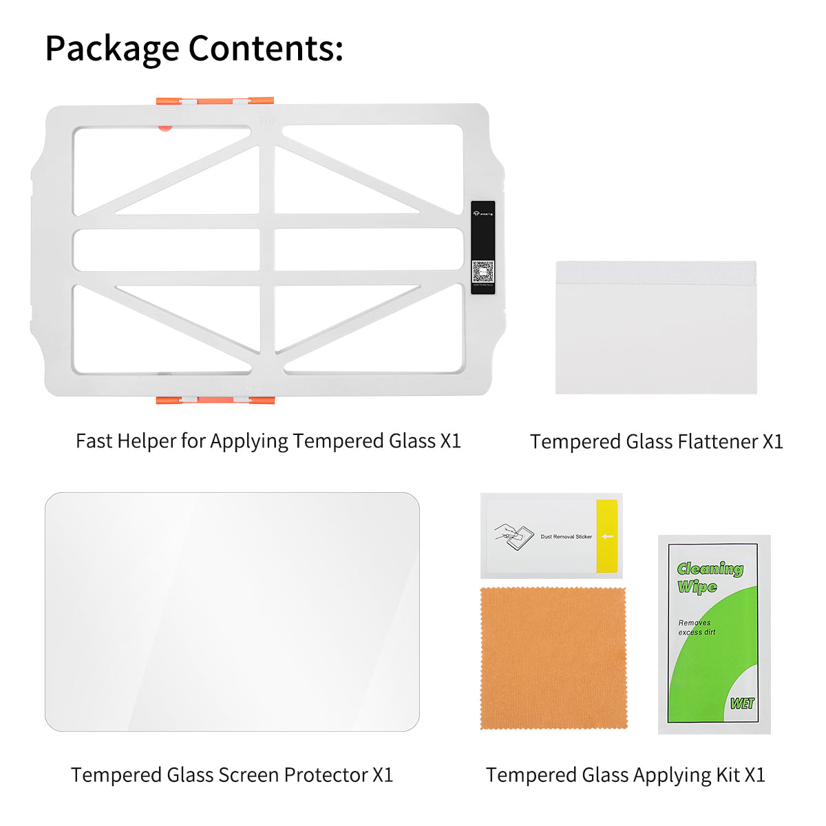 TPARTS Tempered Glass Screen Protector for Model 3 & Y