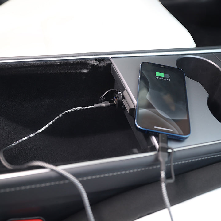 Mini USB Port Fast Charging Power Adapter for Model 3