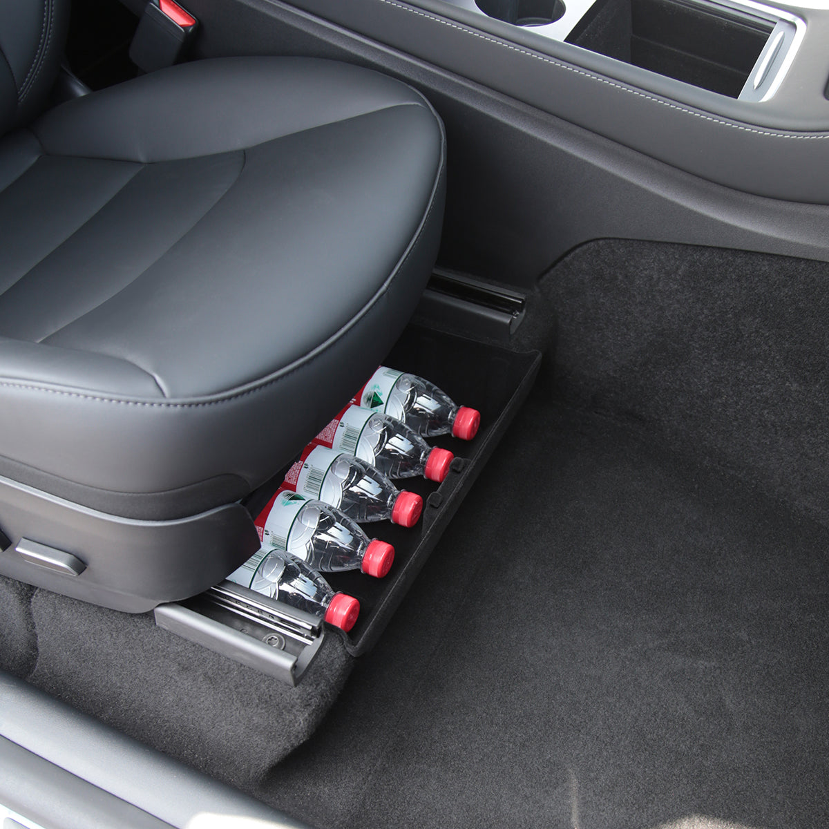 TPARTS Under Seat Storage Drawer for Tesla Model Y